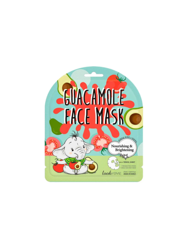 Mască tip șervețel pentru hrănire și luminozitate cu avocado, 25ml, Look At Me