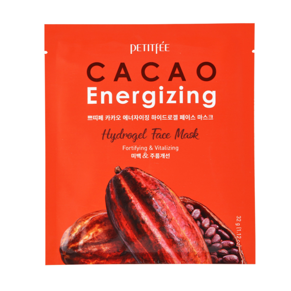 Masca de hidrogel energizanta cu cacao
