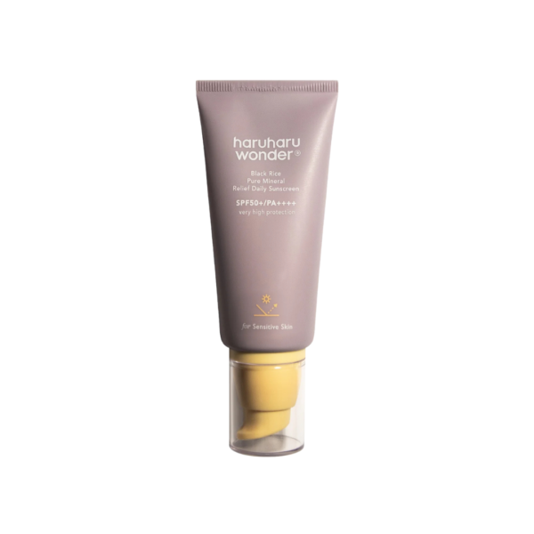 Crema de protectie solara cu orez negru SPF 50+ PA ++++