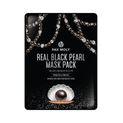 Masca tip servetel cu perle negre