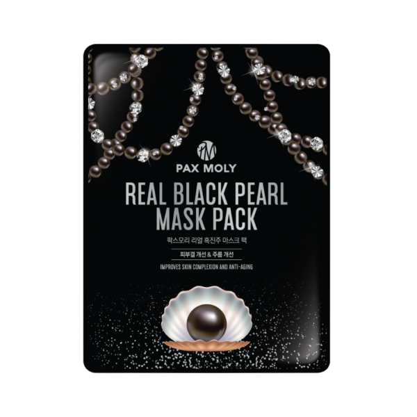 Masca tip servetel cu perle negre