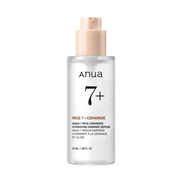 Serum hidratant pentru protecția barierei cutanate cu ceramide din orez, 50ml, Anua
