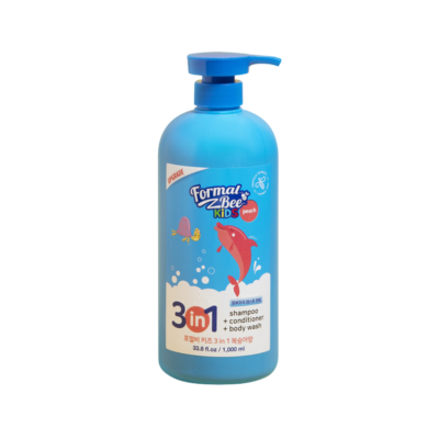 Gel de dus 3in1 cu parfum de piersica pentru copii