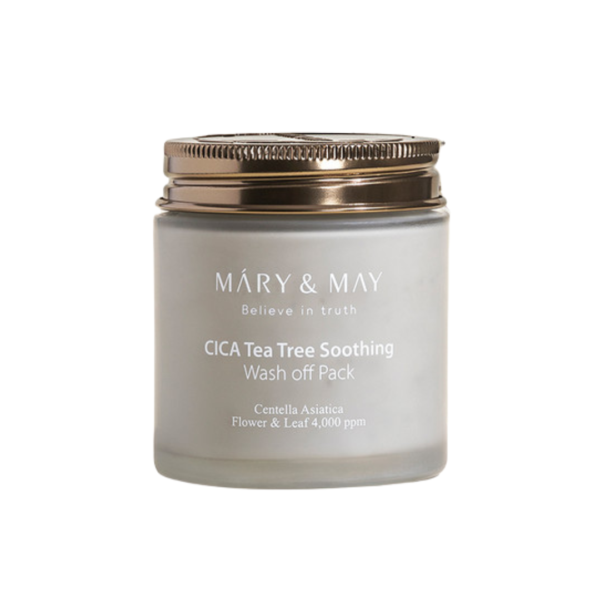 Masca tip wash-off cu extract de centella asiatica si arbore de ceai