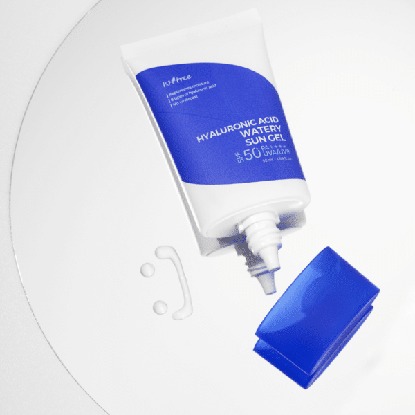Hyaluronic acid line - Cremă tip gel de protecție solară 50+ cu acid hialuronic, 50ml, Isntree Hyaluronic acid line - Cremă tip gel de protecție solară 50+ cu acid hialuronic, 50ml, Isntree – imagine 2