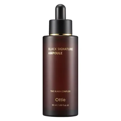 Black Line - Serum cu mucină de melc, peptide și acid hialuronic, 50ml, Ottie