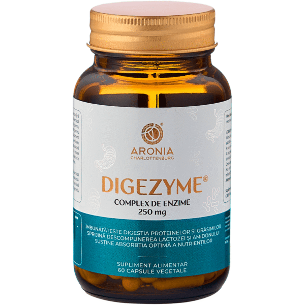 DigeZyme® - complex cu 5 enzime digestive, 60 capsule, Aronia Charlottenburg