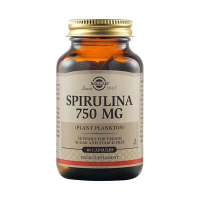 Spirulină 750mg, 80 cps, Solgar