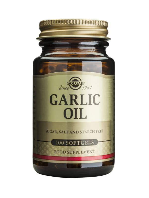 GARLIC OIL, 100 capsule moi, Solgar