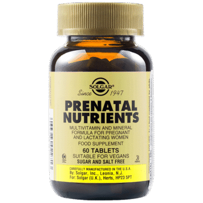 Prenatal Nutrients, 60 tab, Solgar