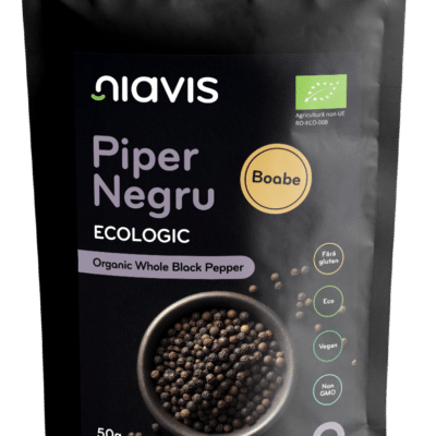 Piper Negru Boabe Ecologic/Bio, 50g, Niavis