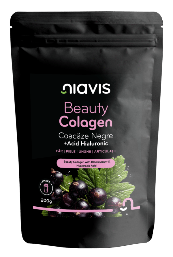 5940958000071 Beauty Colagen cu Coacăze Negre și Acid Hialuronic, 200g, Niavis