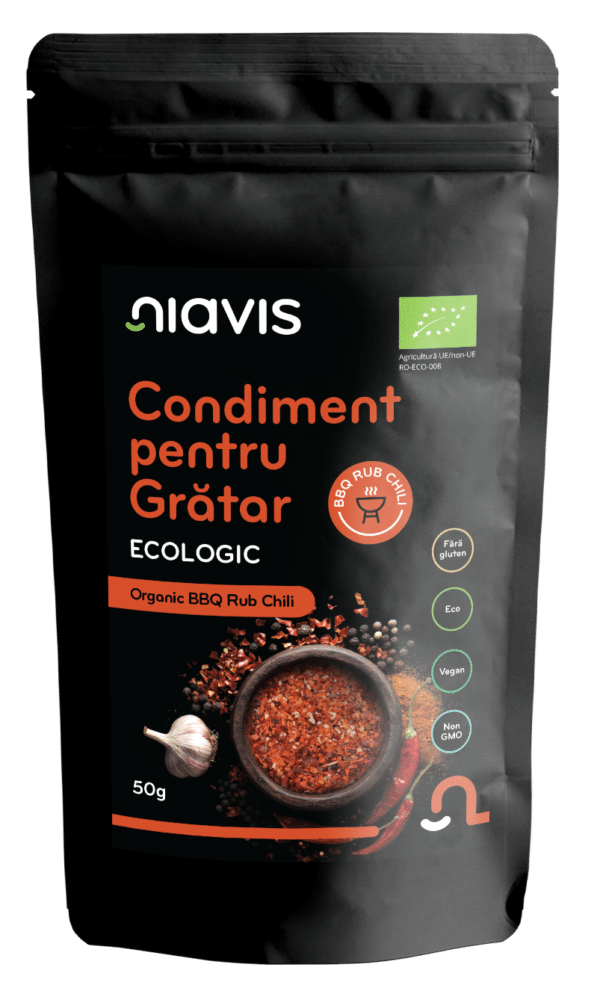 5940958000170 Condiment Pentru Grătar Ecologic/BIO, 50g, Niavis