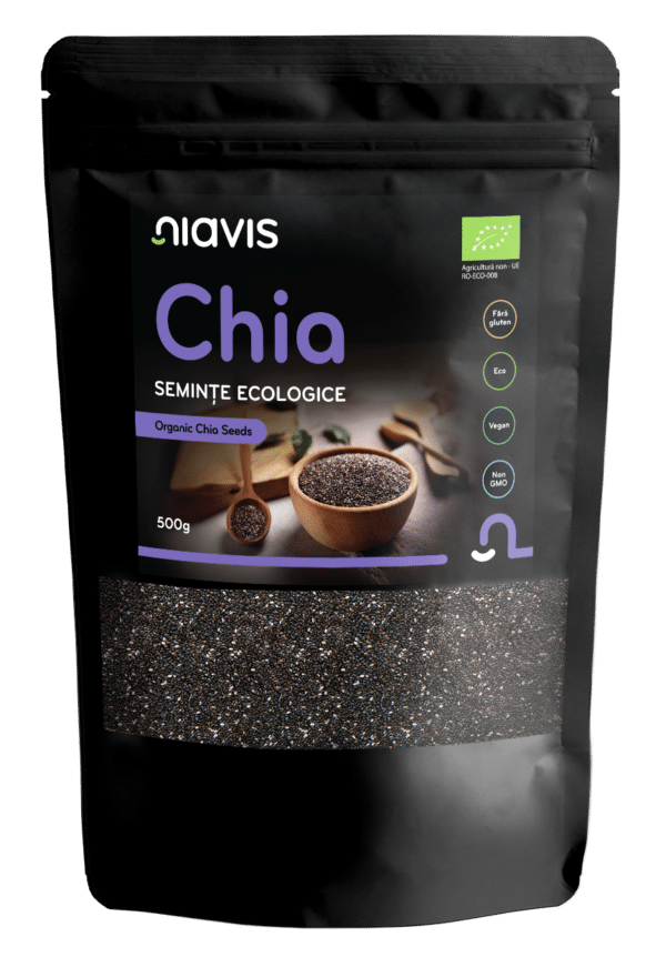 Chia Semințe Ecologice/BIO, 500g, Niavis