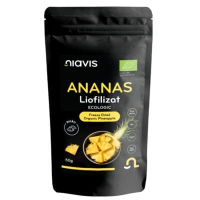 Ananas Liofilizat Bucăți Ecologic/BIO, 50g – Niavis
