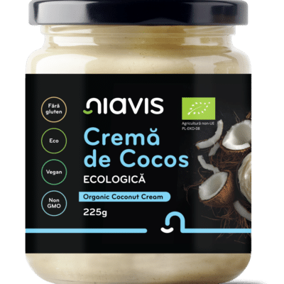 Cremă de Cocos Ecologică, 225g, Niavis