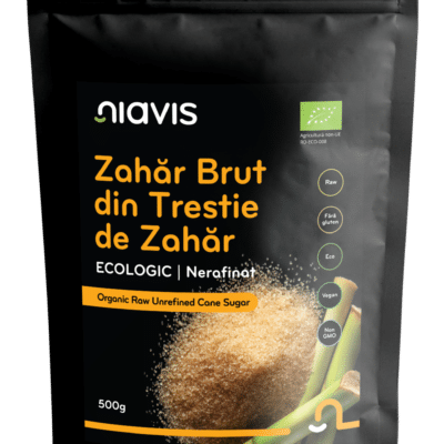 Zahăr Brut din Trestie de Zahăr Ecologic/BIO, 500g, Niavis