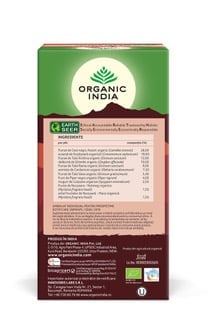 Ceai adaptogen Tulsi masala chai, Bio, 25 plicuri, Organic India