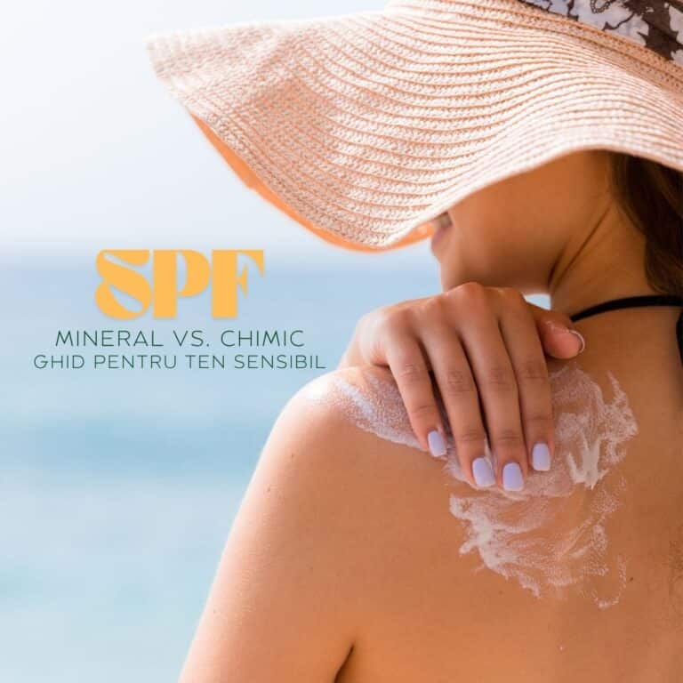 SPF mineral sau chimic Ghid pentru ten sensibil
