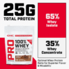 GNC Pro Performance® 100% Whey, proteina din zer fara aroma, testata antidoping, 360g