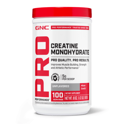 GNC Pro Performance® Creatine Monohydrate, Creatina Monohidrata fara aroma pentru sustinerea musculaturii si a functiei cognitive, 510 g GNC Pro Performance® Creatine Monohydrate, Creatina Monohidrata fara aroma pentru sustinerea musculaturii si a functiei cognitive, 510 g