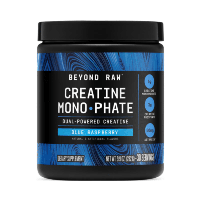 GNC Beyond Raw® Creatine Monophate, Formula inovatoare cu Creatina Monofosfat, cu aroma de zmeura albastra, 282 g GNC Beyond Raw® Creatine Monophate, Formula inovatoare cu Creatina Monofosfat, cu aroma de zmeura albastra, 282 g
