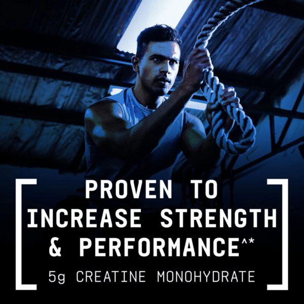 GNC Beyond Raw® Creatine Monophate, Formula inovatoare cu Creatina Monofosfat, cu aroma de zmeura albastra, 282 g