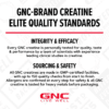 GNC AMP Creabolic™, Formula premium de creatina monohidrata, hmb, peptistrong pentru forta si masa musculara, cu aroma de fructe tropicale, 408 g
