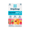 DripDrop® zero sugar plus+ electrolyte drink mix, variety pack flavors, Hidratare avansata fara zahar, cu electroliti si 15 vitamine, 10 x 5.6 g