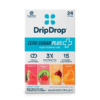 DripDrop® Zero Sugar Plus+ Electrolyte Drink Mix, variety pack, Electroliti fara zahar cu absorbtie rapida cu diferite arome, 134 g