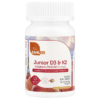 ZAHLER® Junior D3 & K2, Vitamina D3 + K2 pentru copii, formula avansata pentru oase, absorbtia calciului si imunitate, 90 tb